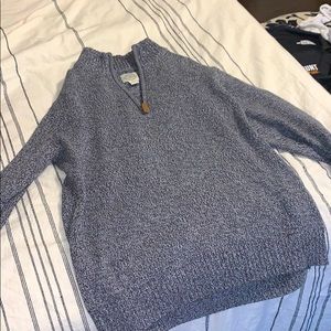 Half zip up sweater